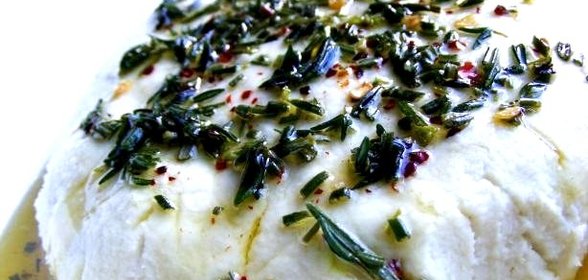 Веганский миндальный сыр фета