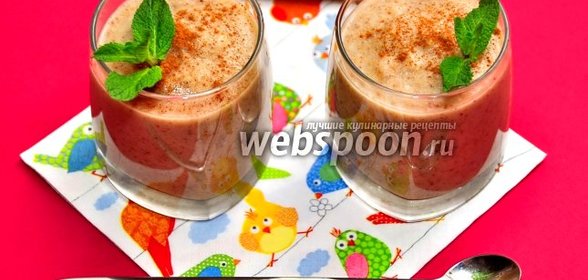 Смузи с гречкой и бананом