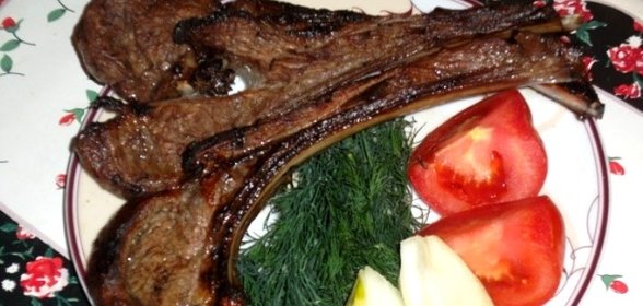 Шашлык из баранины по-узбекски