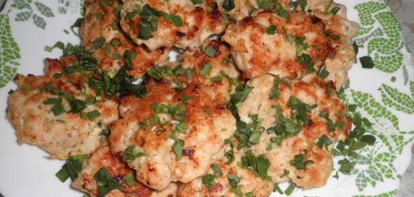 Куриные котлеты с крахмалом