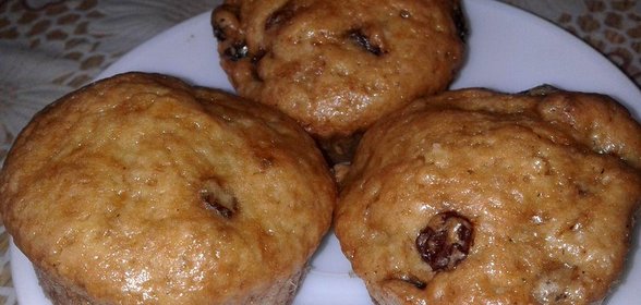 Кексы с изюмом