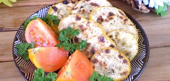 Кабачки под чесночным соусом