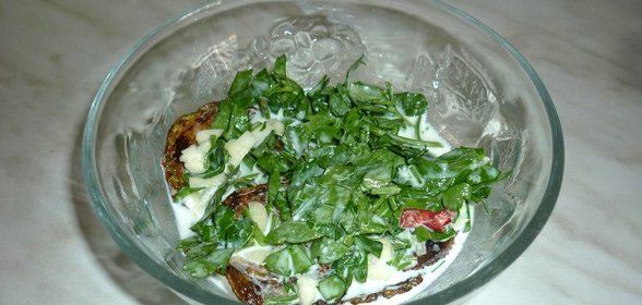 Райта с кабачками по-индийски