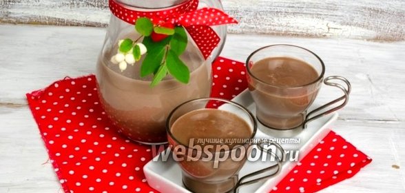 Кисель молочный с какао