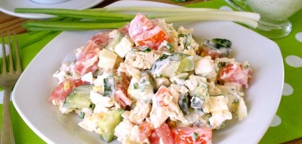 Салат Свежесть с курицей