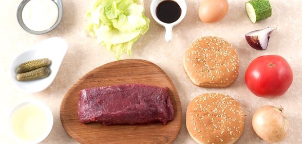 Бургер с говядиной