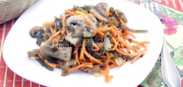 Салат «Постный острый»