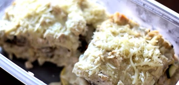 Лазанья из кабачков в мультиварке