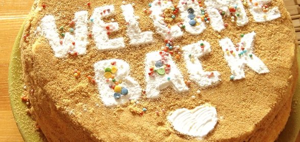 Медовый торт со сливочным кремом