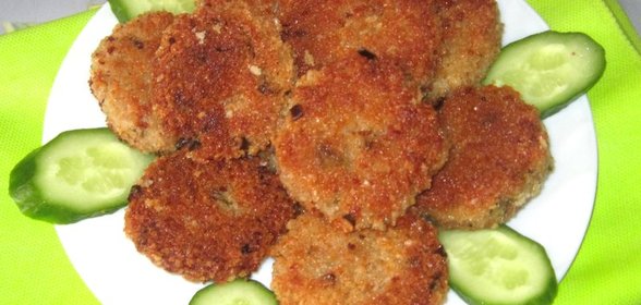 Постные котлеты из овсяной крупы