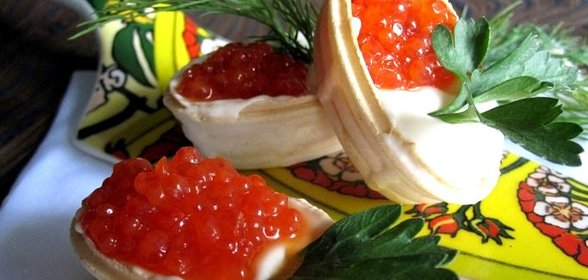 Вафельные тарталетки