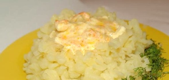 Кальмары в сметанном соусе