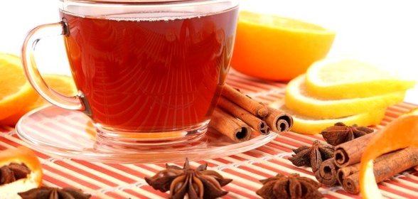 Имбирный чай с корицей