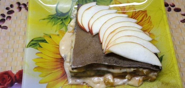 Блинный шоколадный торт