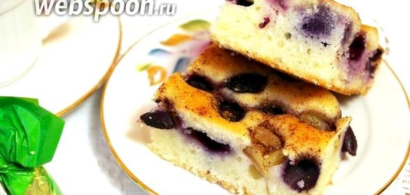 Виноградный пирог с имбирём и корицей