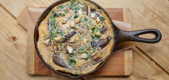 Омлет с баклажанами