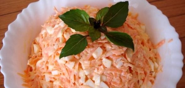 Морковь с яйцом