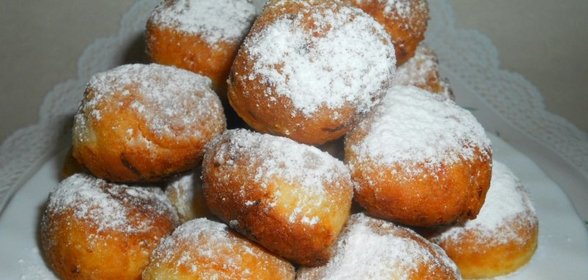 Творожные пончики