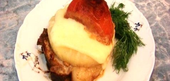 Свиной антрекот по-гавайски