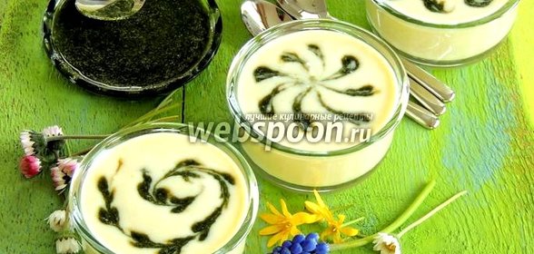 Шоколадный базиликовый крем