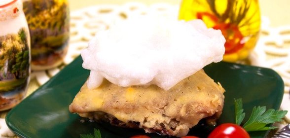 Курица под «снегом»