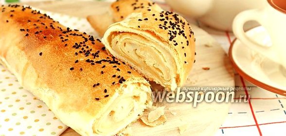 Картофельный рулет из бездрожжевого теста