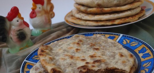 Лепёшки на минералке