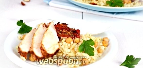 Салат из булгура с курицей
