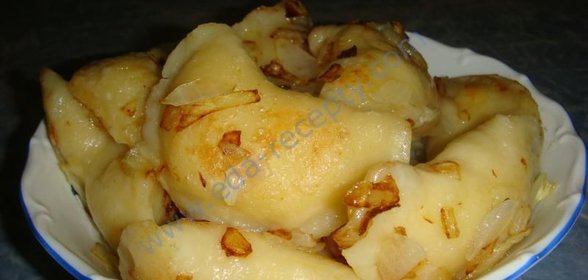 Жареные вареники с картошкой