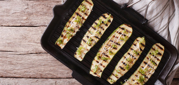 Жареные кабачки с сыром