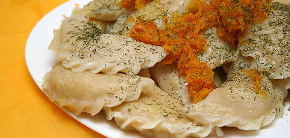 Постные вареники с картошкой