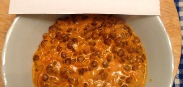 Чечевица в имбирном соусе