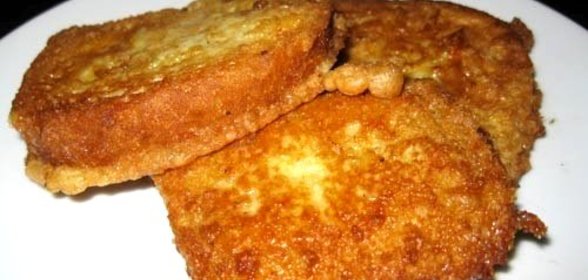 Гренки с яйцом