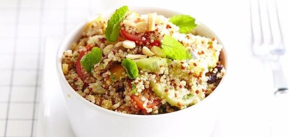 Овощной салат с киноа