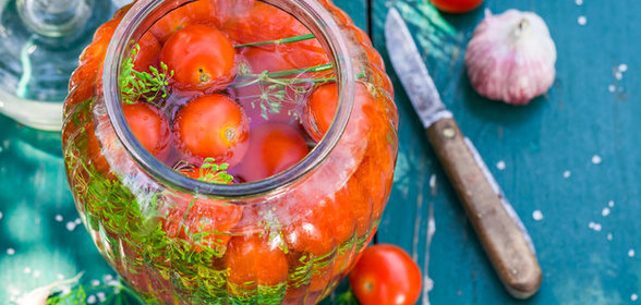 Маринованные помидоры черри