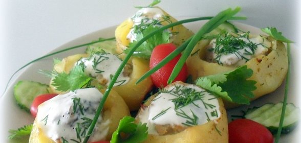 Фаршированный картофель
