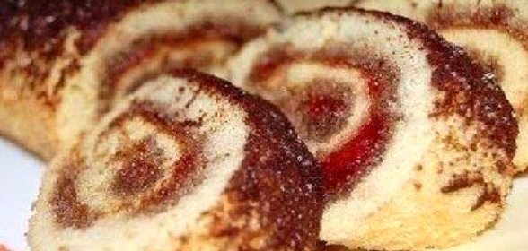 Рулет к чаю за 6 минут