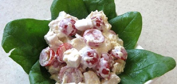 Салат курочка под сыром