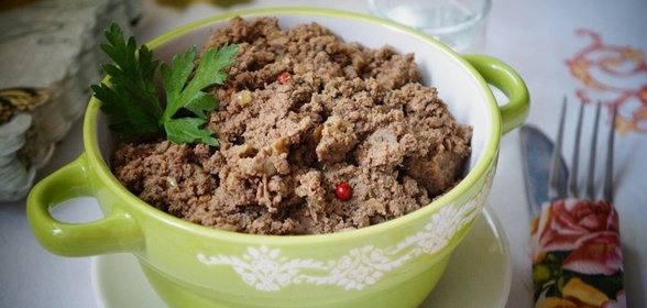 Салат с картофелем и шампиньонами