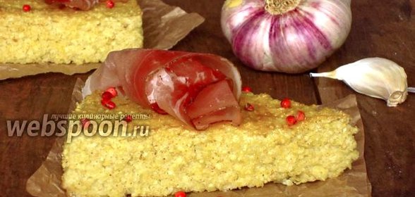 Пшённые гренки с чесноком и прованскими травами