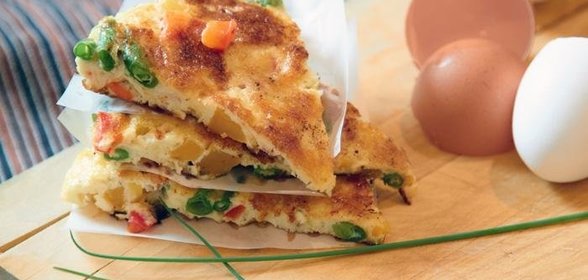 Омлет с овощами