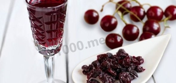 Вино из вяленой вишни