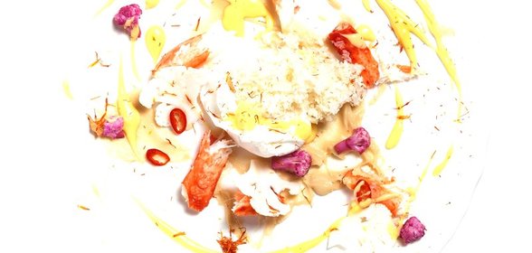 Краб с цветной капустой