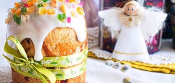 Итальянский пасхальный кулич