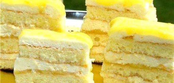 Торт лимонный