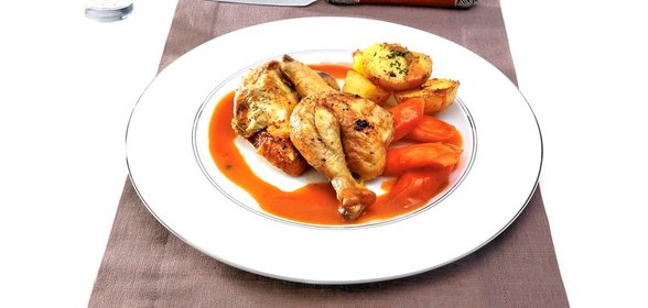 Цыплята с маслом гремолата