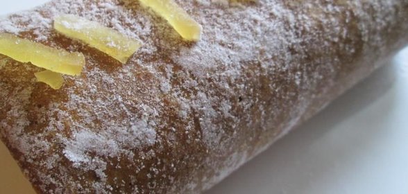 Тыквенный рулет с маскарпоне и имбирем