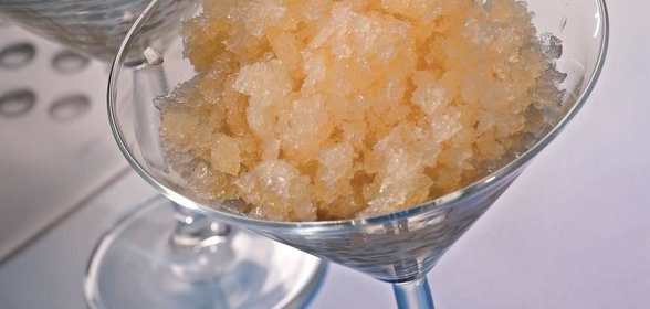 Апельсиновое граните с водкой