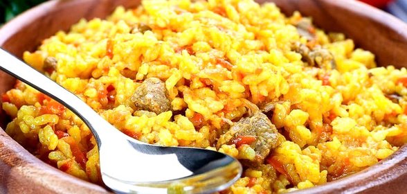 Плов с бараньими ребрами