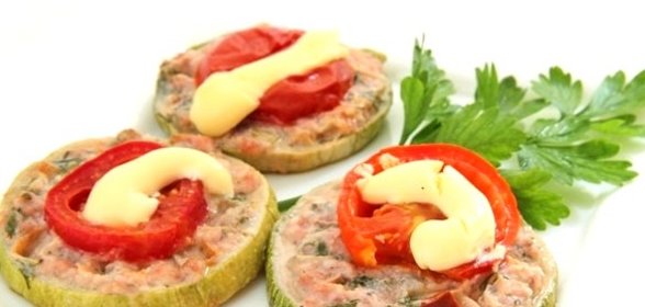 Бутерброды из кабачков в духовке